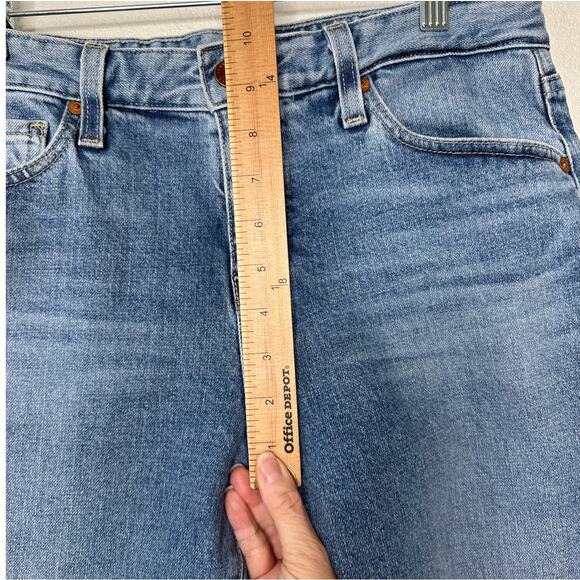 Adriano Goldschmied Ex-Boyfriend Slouchy Slim Raw Hem Medium Wash Jeans - Picture 11 of 12